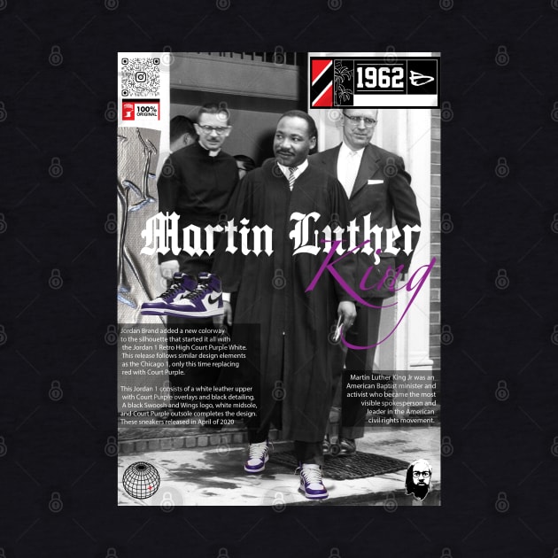 Martin Luther Sneaker Head by theofficialdb